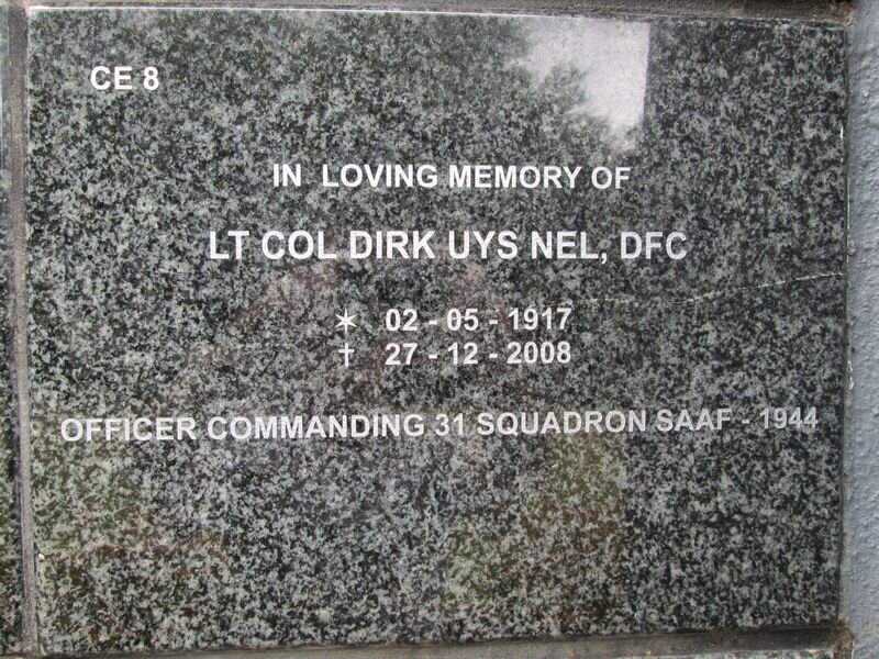 NEL Dirk Uys 1917-2008