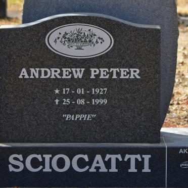 SCIOCATTI Andrew Peter 1927-1999