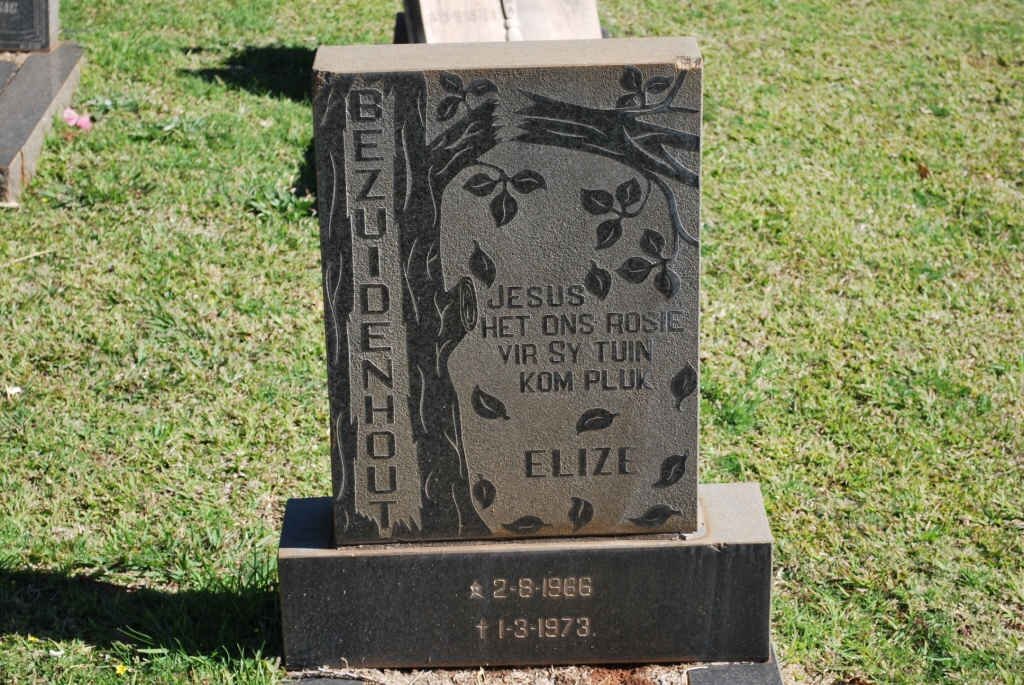 BEZUIDENHOUT Eliza 1966-1973