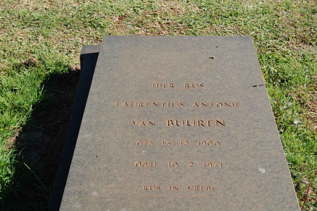 BUUREN Laurintius Antonie, van 1900-1971