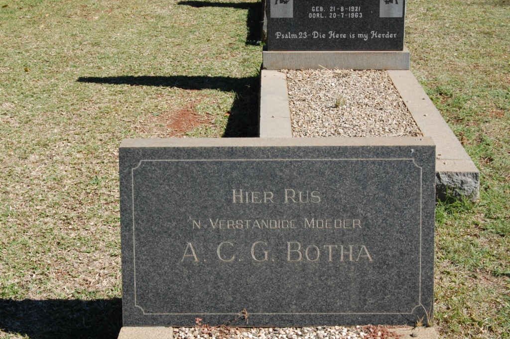 BOTHA A.C.G.