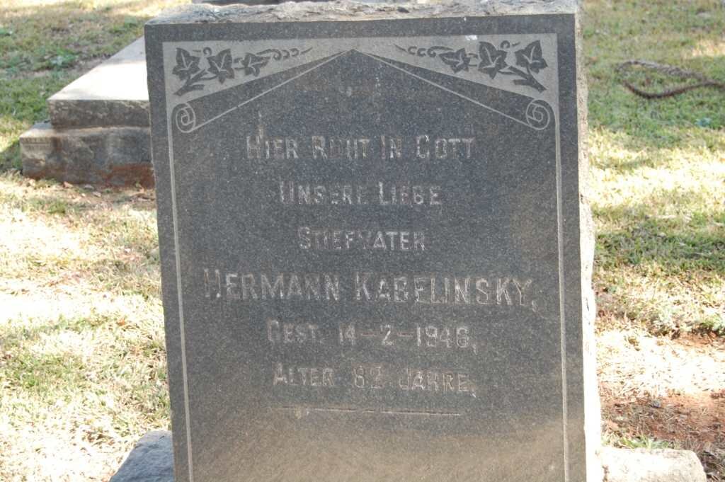 KABELINSKY Hermann -1946