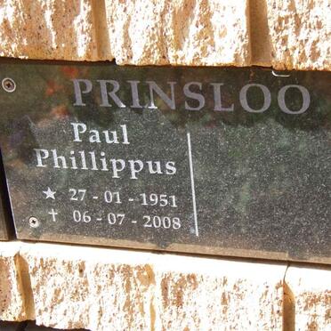 PRINSLOO Paul Phillippus 1951-2008