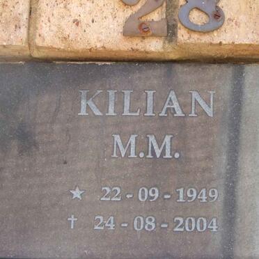 KILLIAN M.M. 1949-2004