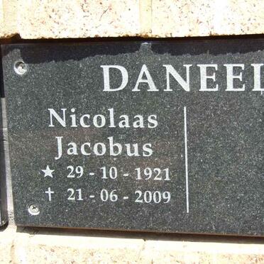 DANEEL Nicolaas Jacobus 1921-2009