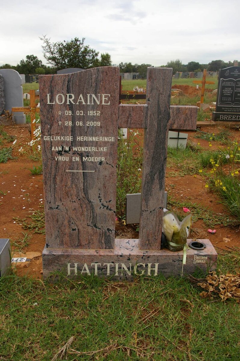 HATTINGH Loraine 1952-2009