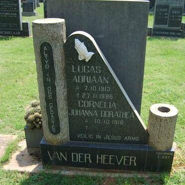 HEEVER Lucas Adriaan, van der 1913-1985 &amp; Cornelia Johanna Dorothea 1918-