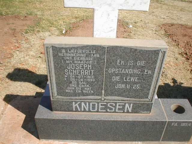 KNOESEN Joseph Scherrit 1913-1990