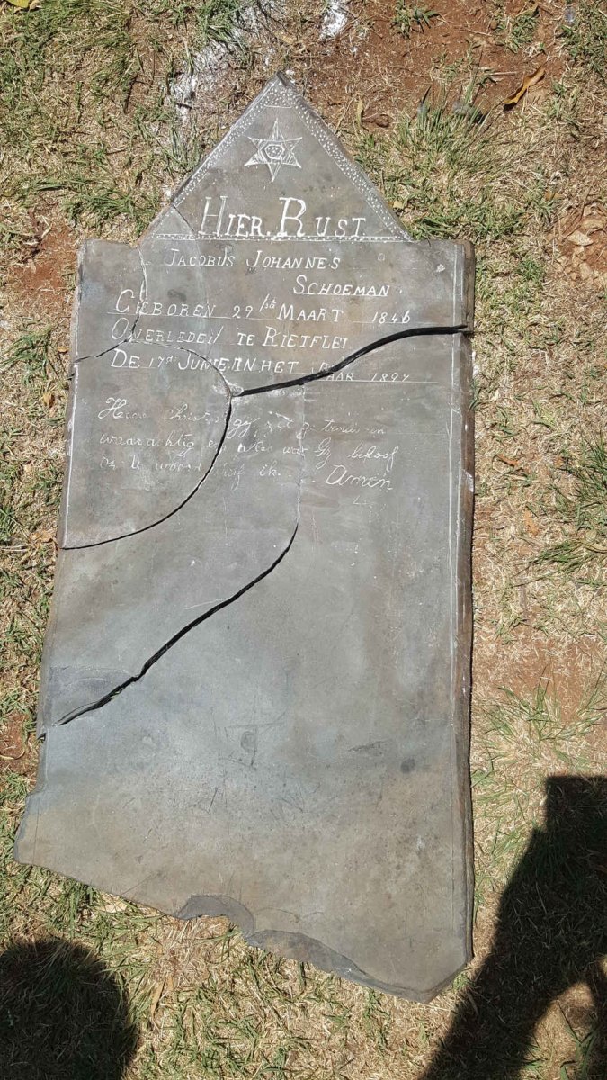 SCHOEMAN Jacobus Johannes 1846-1897