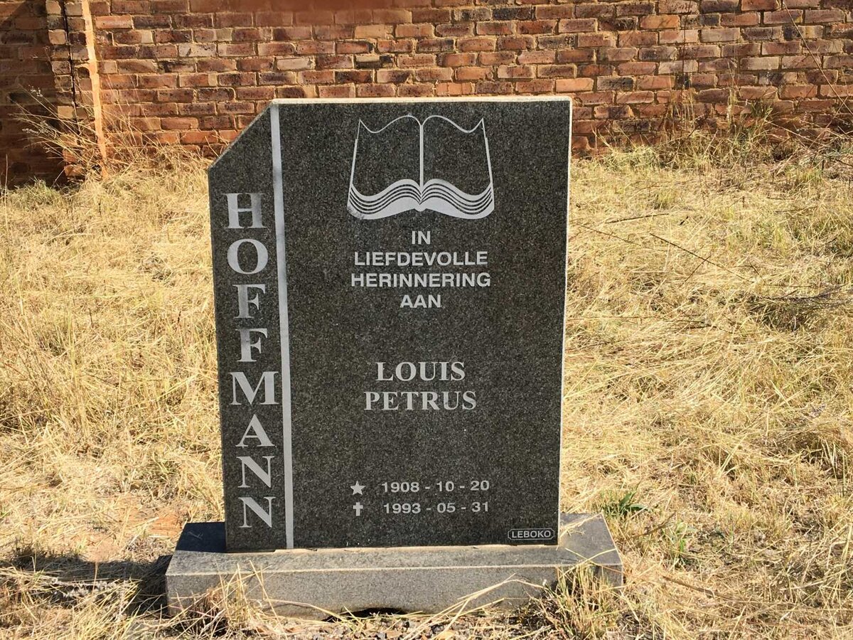 HOFFMANN Louis Petrus 1908-1993