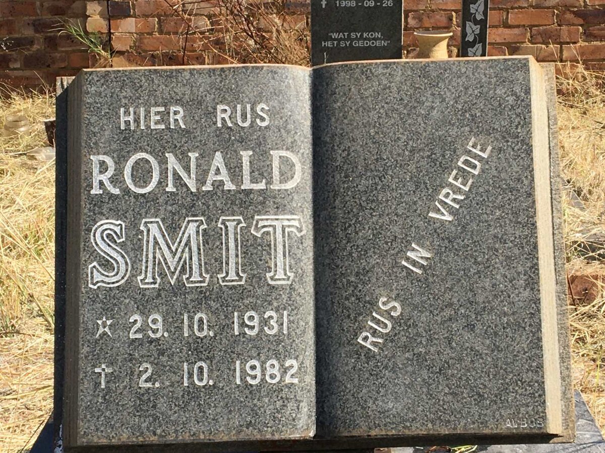 SMIT Ronald 1931-1982