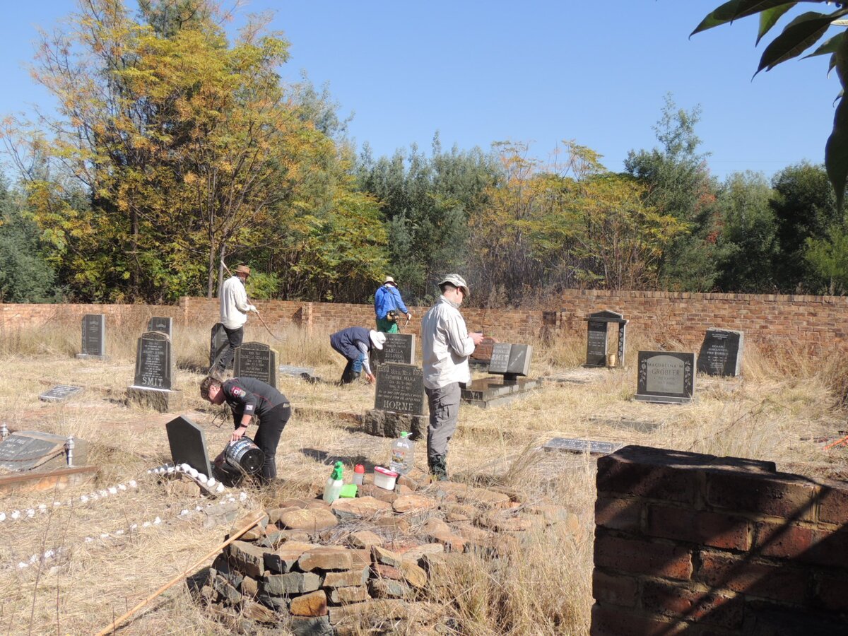 5. GGSA Noord-Transvaaltak lede hard aan die werk