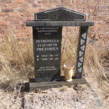 PRETORIUS Petronella Elizabeth 1912-1998