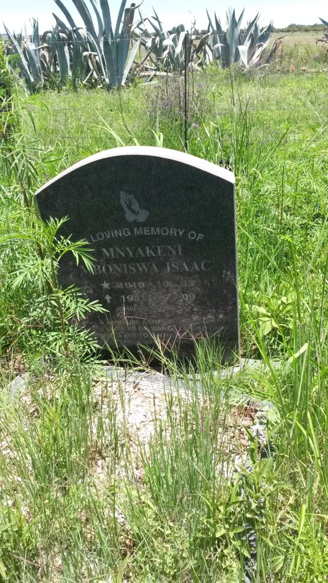 MNYAKENI Mboniswa Isaac 1919-1981