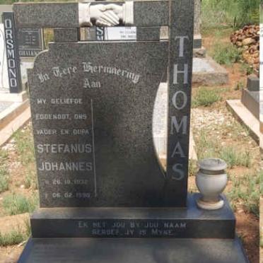 THOMAS Stefanus Johannes 1932-1990