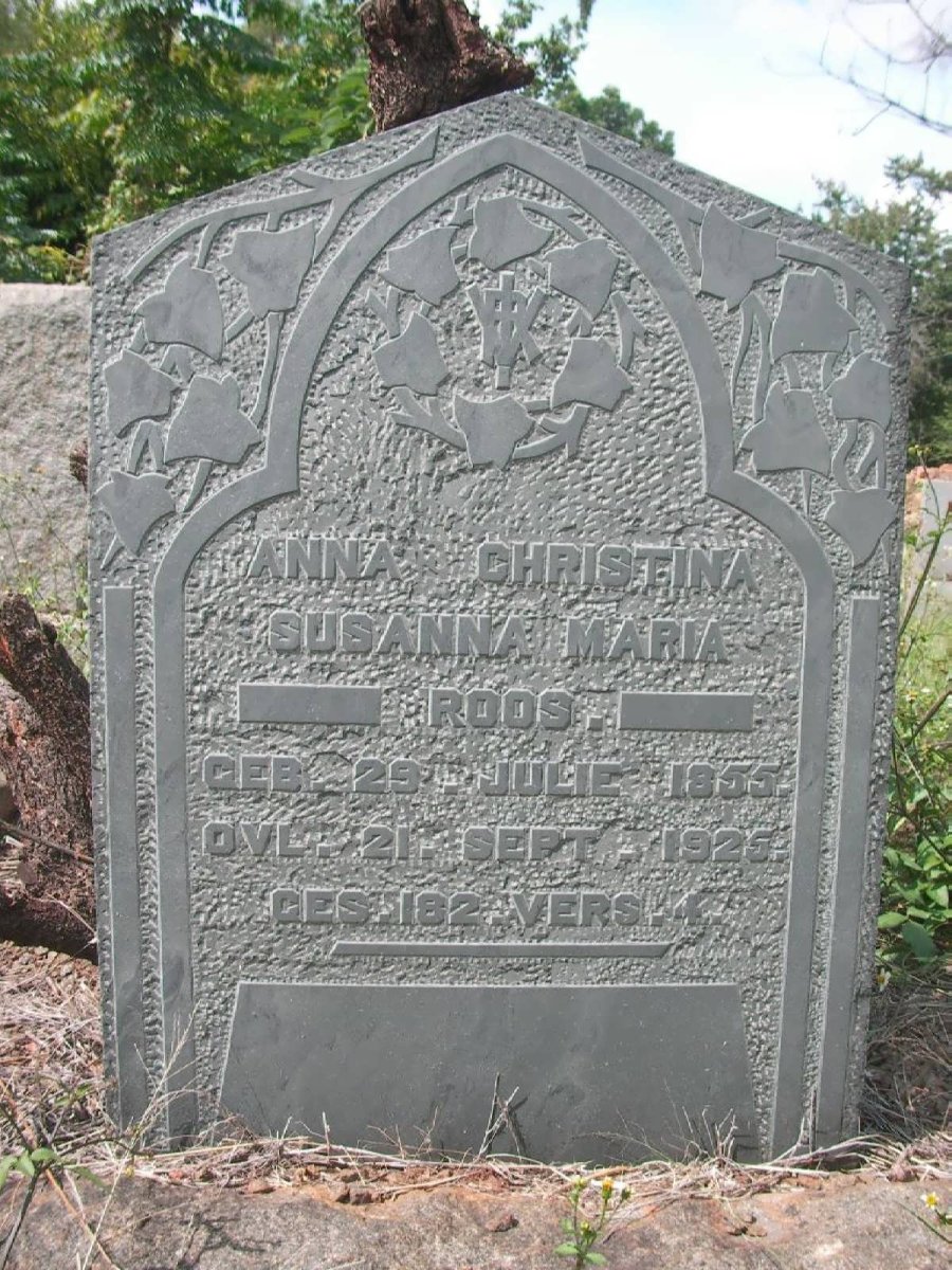 ROOS Anna Christina Susanna Maria 1855-1925