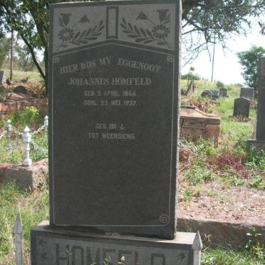 HOMFELD Johannes 1866-1937