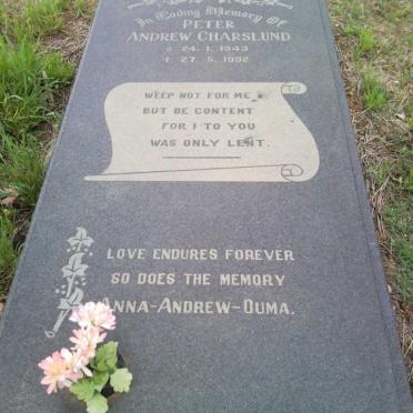 CHARSLUND Peter Andrew 1943-1992