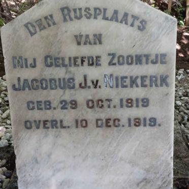 NIEKERK Jacobus J., van 1919-1919