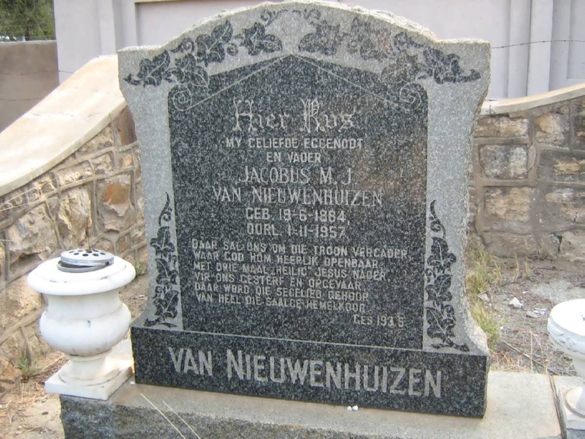 NIEUWENHUIZEN Jacobus M.J., van 1884-1957