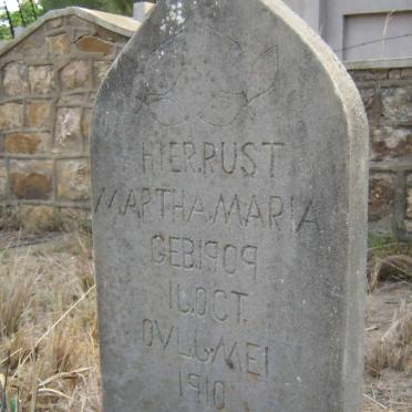 VENTER Martha Maria 1909-1910