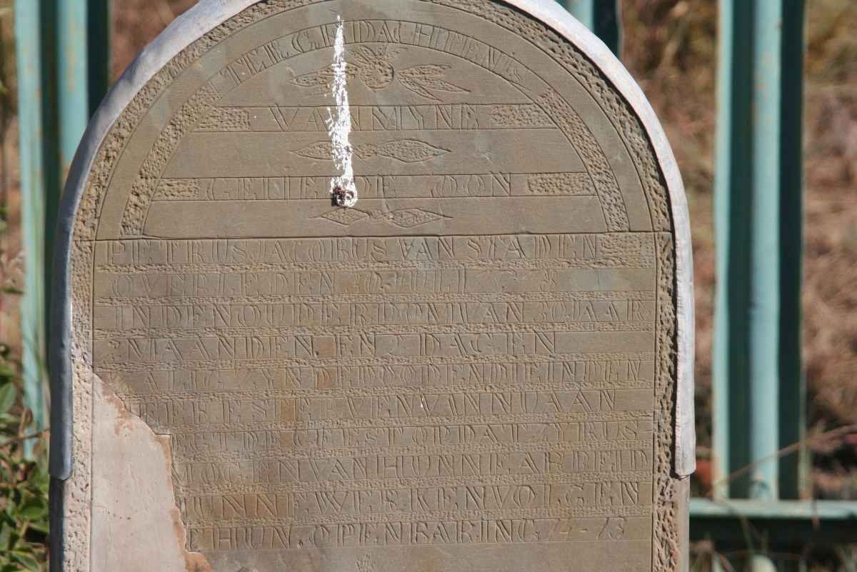 STADEN Petrus Jacobus, van 1888-1918