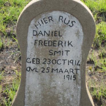SMIT Daniel Frederik 1914-1915