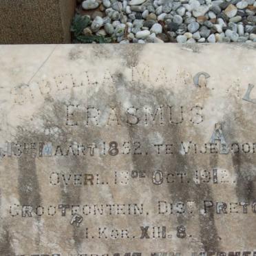 ERASMUS Sibella Margaretha Aletta nee SCHABORT 1852-1912