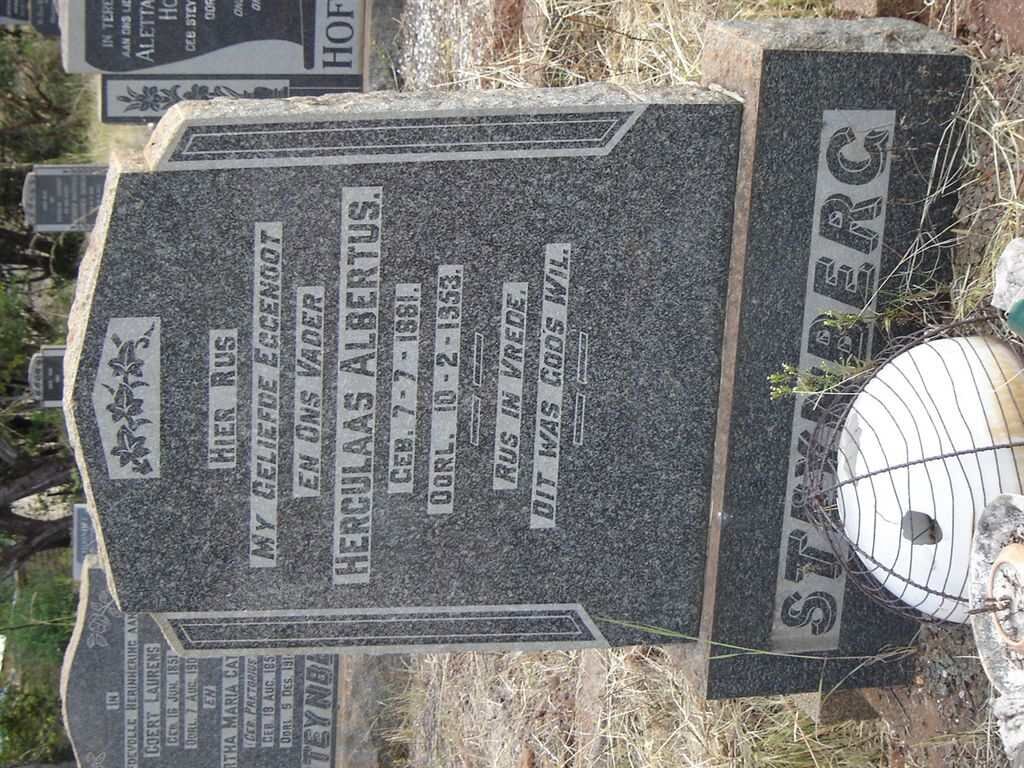 STEYNBERG Herculaas Albertus 1881-1953