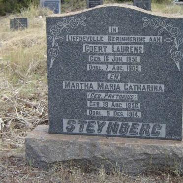 STEYNBERG Coert Laurens 1851-1905 &amp; Martha Maria Catharina PRETORIUS 1856-1914