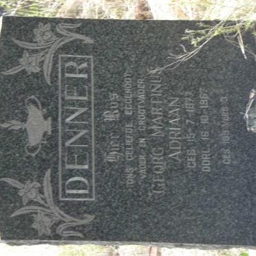 DENNER Georg Marthinus Adrian 1877-1967