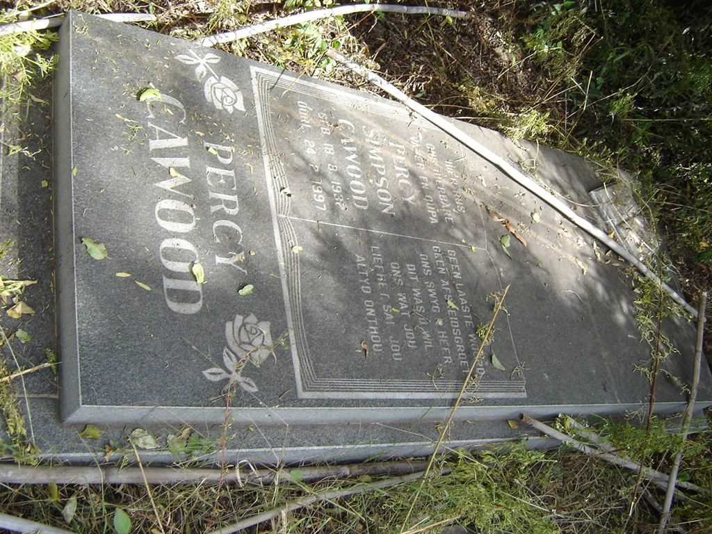 CAWOOD Percy Simpson 1937-1997