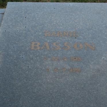 BASSON Barnie 1919-1991