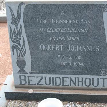 BEZUIDENHOUT Ockert Johannes 1912-1974