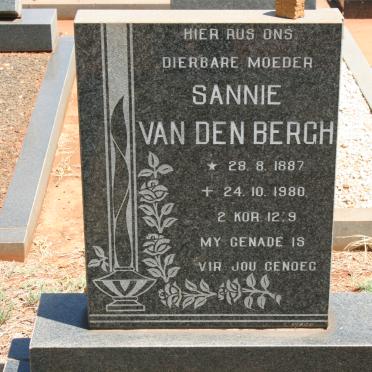 BERGH Sannie, van den 1887-1980