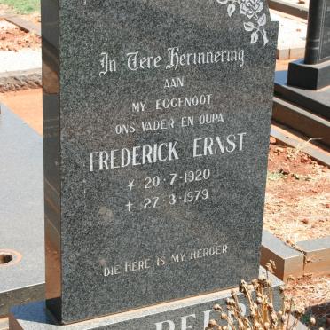 BEER Frederick Ernst, de 1920-1979
