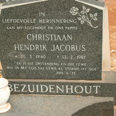 BEZUIDENHOUT Christiaan Hendrik Jacobus 1940-1987