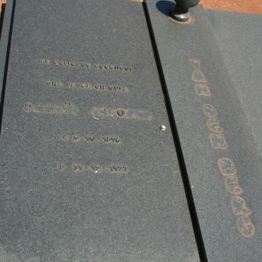 BERG Daniel Jacobus, van den 1896-1977