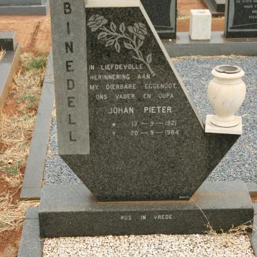 BINDELL Johan Peter 1921-1984