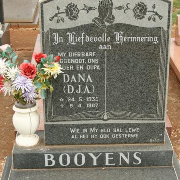 BOOYENS D.J.A. 1935-1987