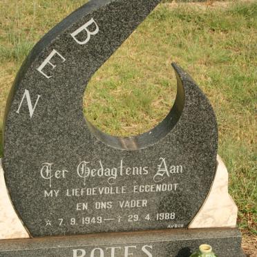 BOTES Ben 1949-1988