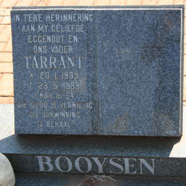 BOOYSEN Tarrant 1939-1989