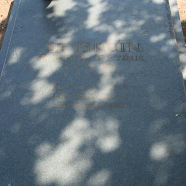 BRUIN Mathys Petrus, de 1954-1990