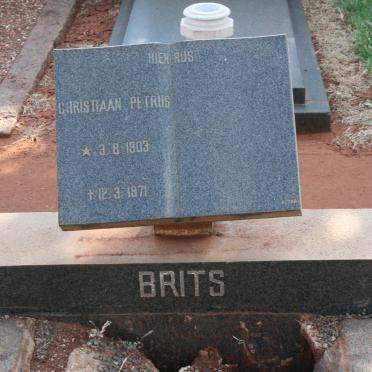 BRITS Christiaan Petrus 1903-1971