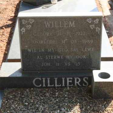 CILLIERS Willem 1923-1989