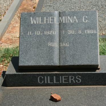 CILLIERS Wilhelmina C. 1920-1986