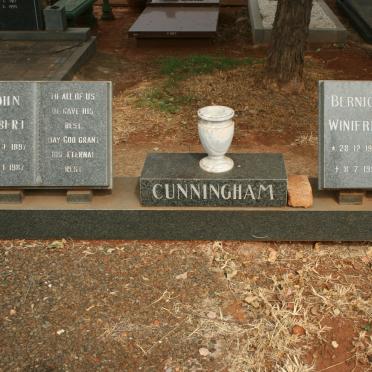 CUNNINGHAM John Robert 1897-1987 &amp; Bernice Winifred 1905-1990