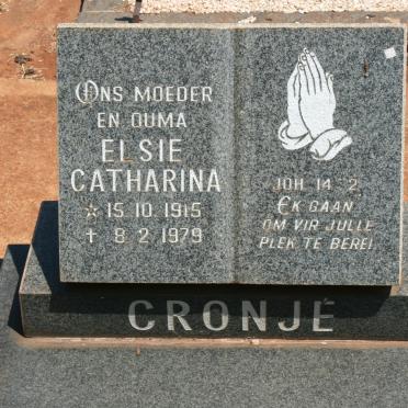 CRONJE Elsie Catharina 1915-1979