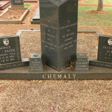 CHEMALY Peter Buddy 1912-1971 &amp; Agnes Faith MAI 1910-1996