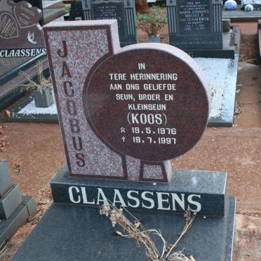 CLAASSENS Jacobus 1976-1997